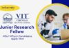 JRF Job at VIT | MSc/ MTech Candidates Apply Now for Nanobiotech Research  