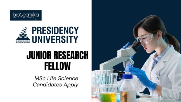 JRF Position Vacancy at Presidency University | Apply Now for Junior Research Fellow Position