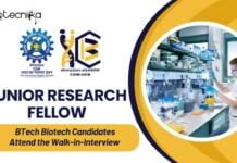 JRF Vacancy at IICB – BTech Biotech Candidates Attend the Walk-in-Interview