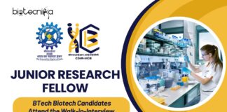 JRF Vacancy at IICB – BTech Biotech Candidates Attend the Walk-in-Interview