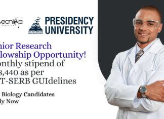 JRF Vacancy for MSc Biology Candidates at Presidency University, Apply Now