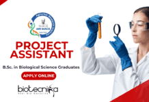 Jobs for B.Sc. Biotech Graduates - Apply for the Project Assistant Position at MACS-ARI