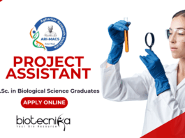 Jobs for B.Sc. Biotech Graduates - Apply for the Project Assistant Position at MACS-ARI