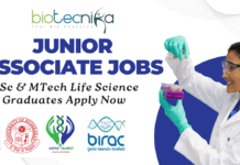 Junior Associate Jobs at ASPIRE BioNEST