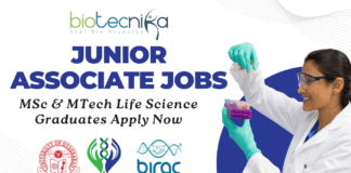 Junior Associate Jobs at ASPIRE BioNEST