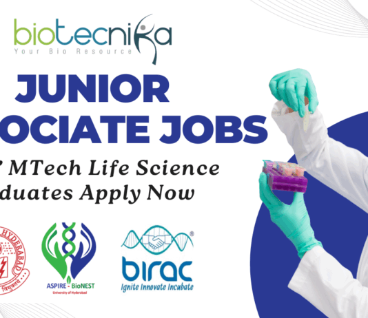Junior Associate Jobs at ASPIRE BioNEST
