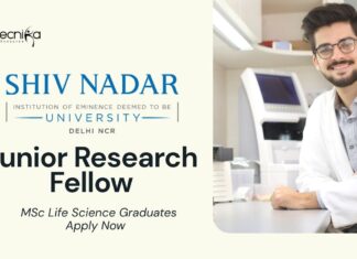 Junior Research Fellow at Shiv Nadar University | MSc Life Science Graduates Apply Now