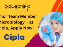Cipla Sikkim Microbiology Jobs - Apply For QA/QC Role