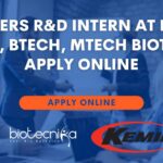 Freshers R&D Intern at Kemin