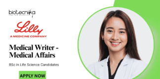 Latest BSc Life Science Jobs at Eli Lilly| Apply Now for Medical Writer - Medical Affairs