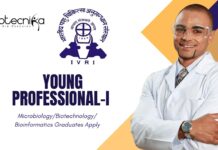 Latest Bioinformatics Jobs at IVRI | Apply Now for Young Professional-I Role