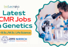 Latest ICMR Jobs in Genetics for B.Sc.M.Sc. Life Science