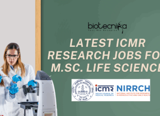 Latest ICMR Research Jobs for M.Sc. Life Science – Apply Online