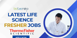 Latest Life Science Fresher Jobs at Thermo Fisher Bangalore – Apply Now