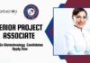 Latest MSc Biotechnology Jobs at ACTREC l Apply Now for the Senior Project Associate Role