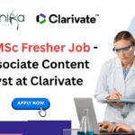 Latest MSc Biotech Fresher Job – for Associate Content Analyst at Clarivate, Apply Now! Latest MSc Fresher Job (1)