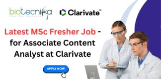 Latest MSc Fresher Job (1)