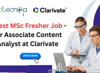Latest MSc Fresher Job (1)