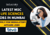 Latest MSc Life Sciences Jobs in Mumbai - Apply for Regulatory Affairs Jobs at Teva Pharmaceuticals