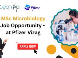 Latest MSc Microbiology Job