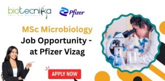 Latest MSc Microbiology Job