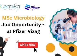 Latest MSc Microbiology Job