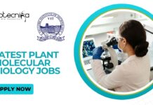 Latest Plant Molecular Biology Jobs at VIT Apply Now for Research Associate Position