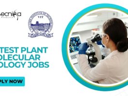 Latest Plant Molecular Biology Jobs at VIT Apply Now for Research Associate Position