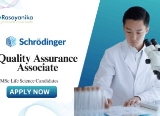 Latest QA Job at Schrödinger, MSc Life Science Candidates Apply now 