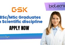 Life Science Job for BSc/MSc Graduates at GSK | Apply Now for the Regulatory Specialist Submission Specialist Job