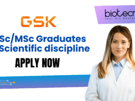 Life Science Job for BSc/MSc Graduates at GSK | Apply Now for the Regulatory Specialist Submission Specialist Job