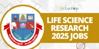 Life Science Research 2025 Jobs at Madurai Kamaraj University