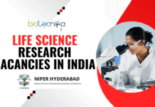 Life Science Research Vacancies in India - Job at NIPER Hyderabad