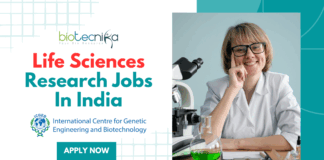 Life Sciences Research Jobs In India - Scientist jobs at ICGEB