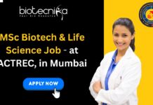 MSc Biotech & Life Science Job