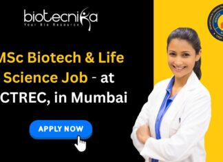 MSc Biotech & Life Science Job