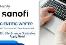 Scientific Writer Health Economics and Value Assessment MSc Life Science Graduates Apply Now!