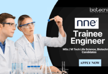 MSc/ MTech Jobs for Freshers at NNE | Apply now for Trainee Engineer position