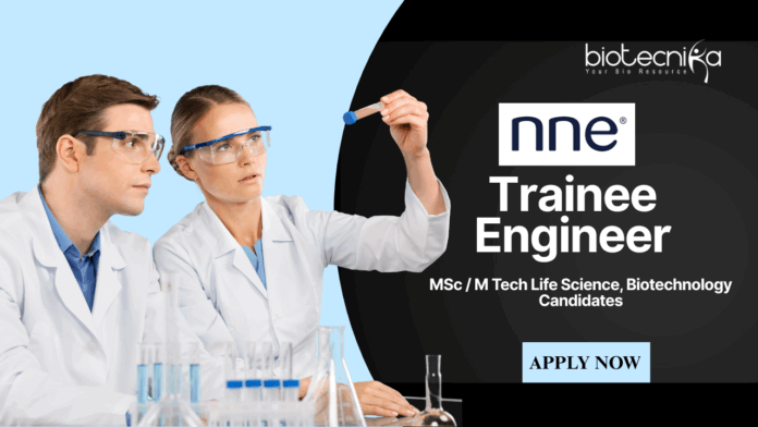 MSc/ MTech Jobs for Freshers at NNE | Apply now for Trainee Engineer position