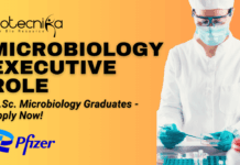 Microbiology Executive Role at Pfizer Vizag Apply Now