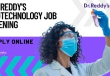 MSc Biotechnology Job Vacancies
