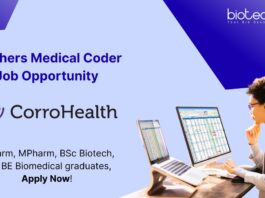 Freshers Medical Coder Job Opportunity BPharm, MPharm, BSc Biotech, and BE Biomedical graduates, Apply Now!