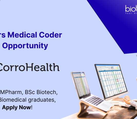 Freshers Medical Coder Job Opportunity BPharm, MPharm, BSc Biotech, and BE Biomedical graduates, Apply Now!