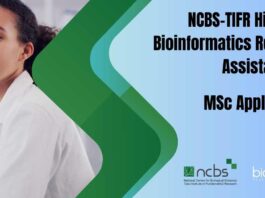 MSc Bioinformatics Research Job