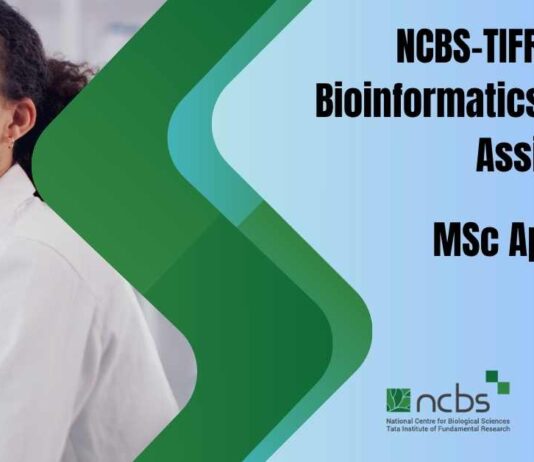 MSc Bioinformatics Research Job