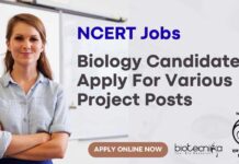 PhD Biology Teaching Jobs at NCERT