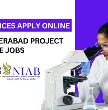 NIAB Hyderabad Project Associate Jobs | MSc Biotech Graduates Apply Now