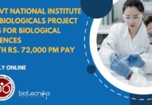 NIB Project Jobs For Biological Sciences