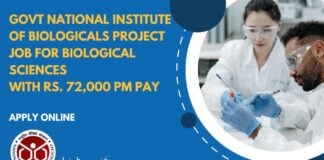 NIB Project Jobs For Biological Sciences