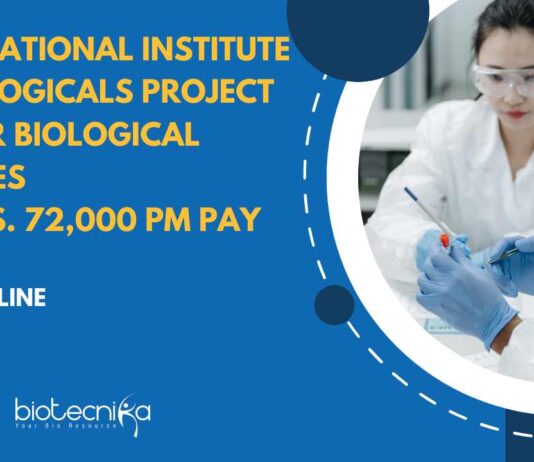 NIB Project Jobs For Biological Sciences